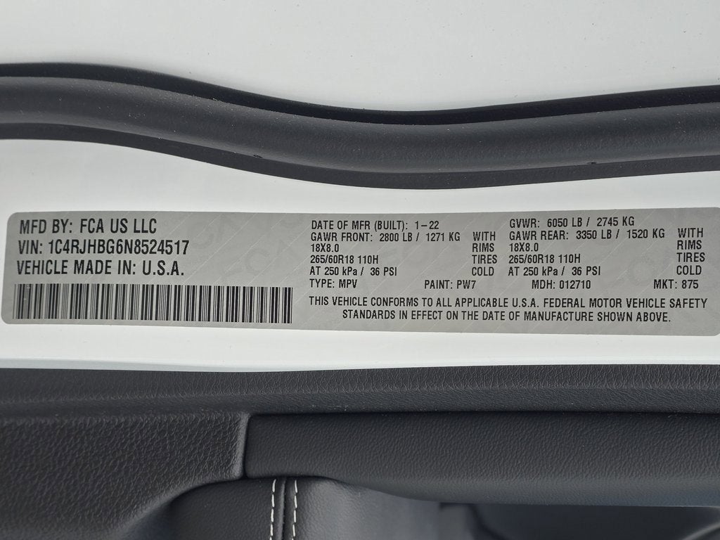 2022 Jeep Grand Cherokee Limited