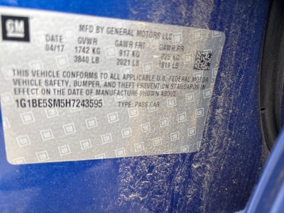 2017 Chevrolet Cruze LT