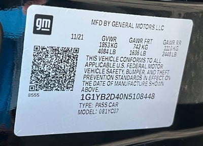 2022 Chevrolet Corvette Stingray 2LT