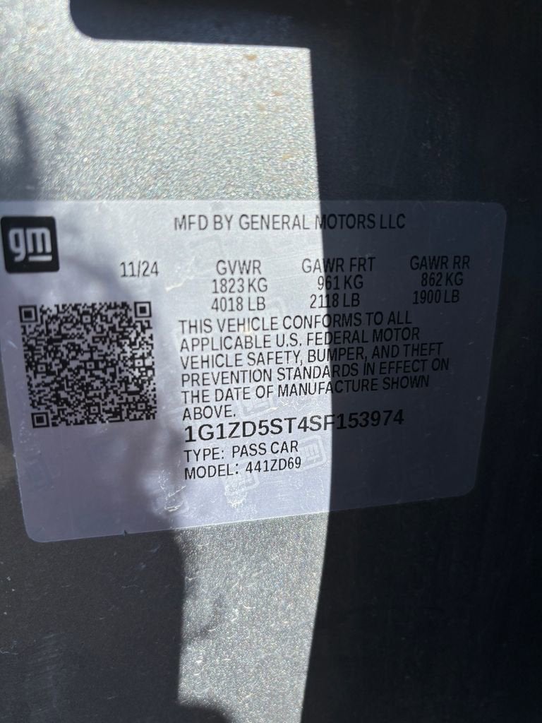 2025 Chevrolet Malibu 1LT