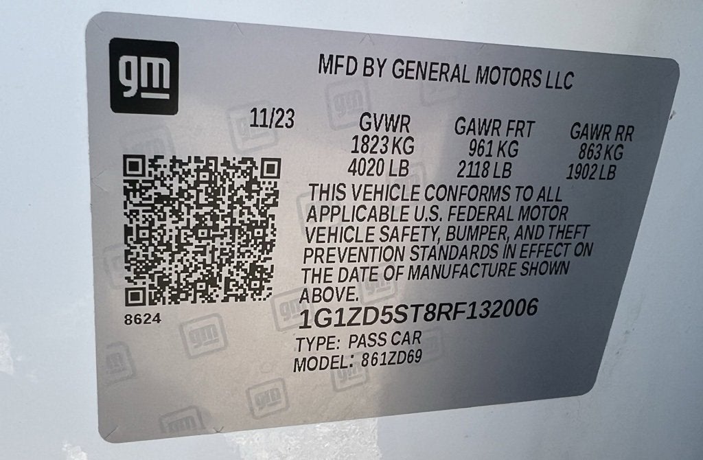 2024 Chevrolet Malibu 1LT