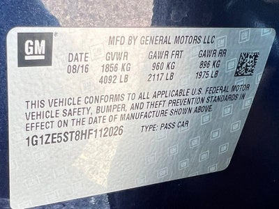 2017 Chevrolet Malibu LT