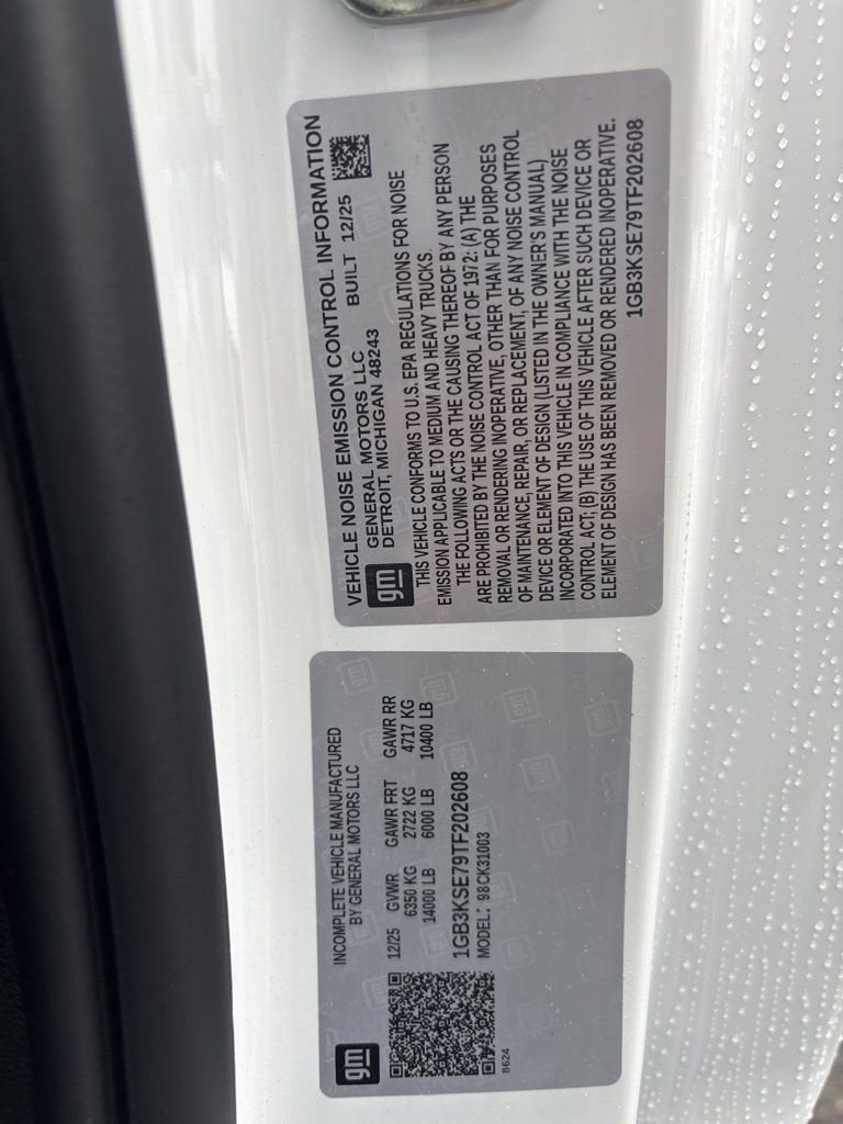 2026 Chevrolet Silverado 3500 HD Chassis Cab Work Truck