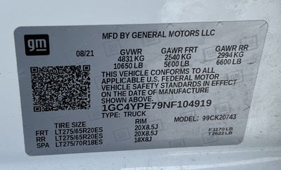 2022 Chevrolet Silverado 2500 HD LTZ