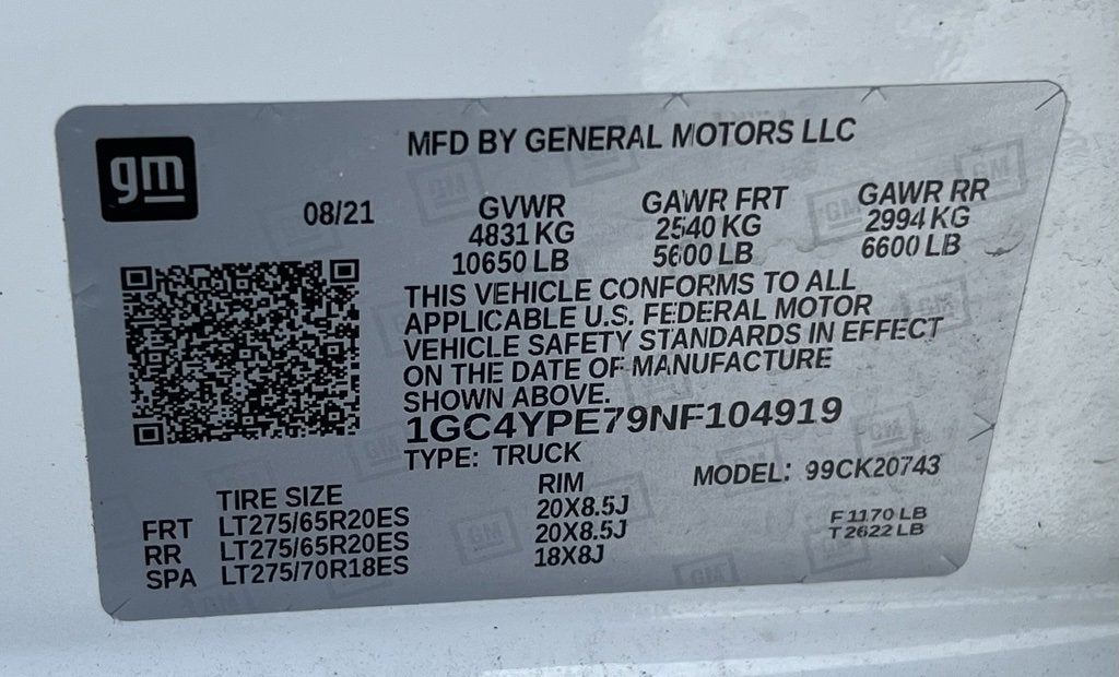 2022 Chevrolet Silverado 2500 HD LTZ