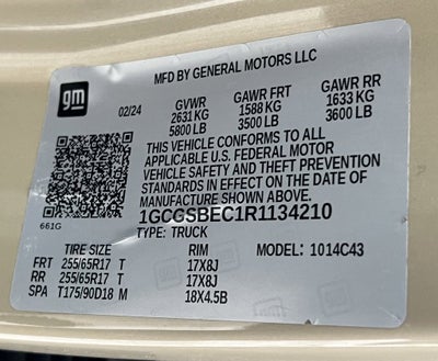 2024 Chevrolet Colorado WT