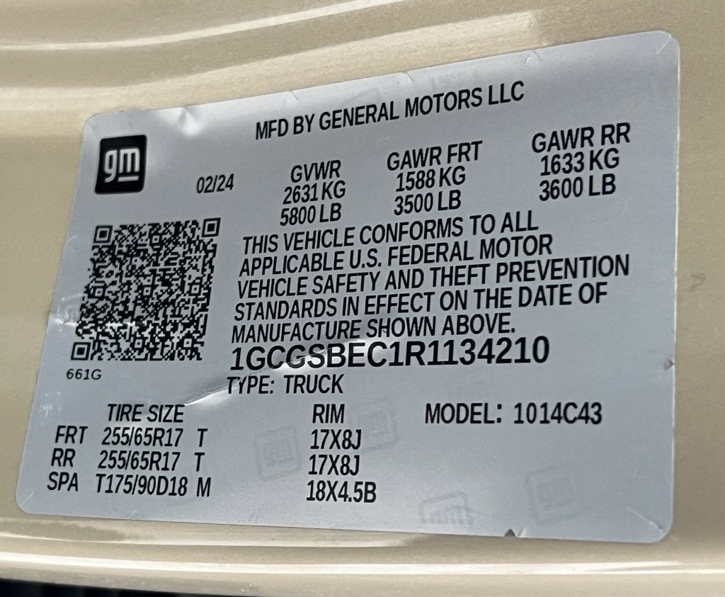 2024 Chevrolet Colorado WT