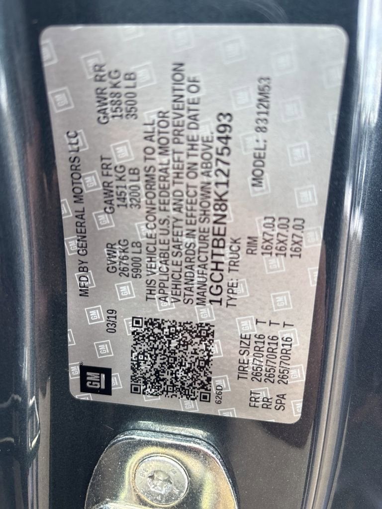 2019 Chevrolet Colorado 4WD Work Truck