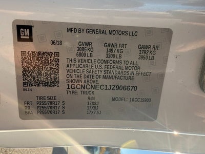 2018 Chevrolet Silverado 1500 Work Truck