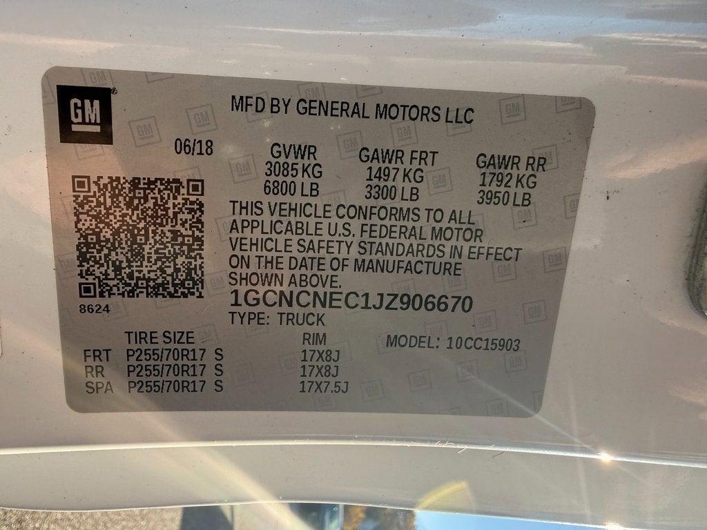 2018 Chevrolet Silverado 1500 Work Truck