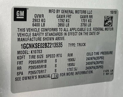 2011 Chevrolet Silverado 1500 LT