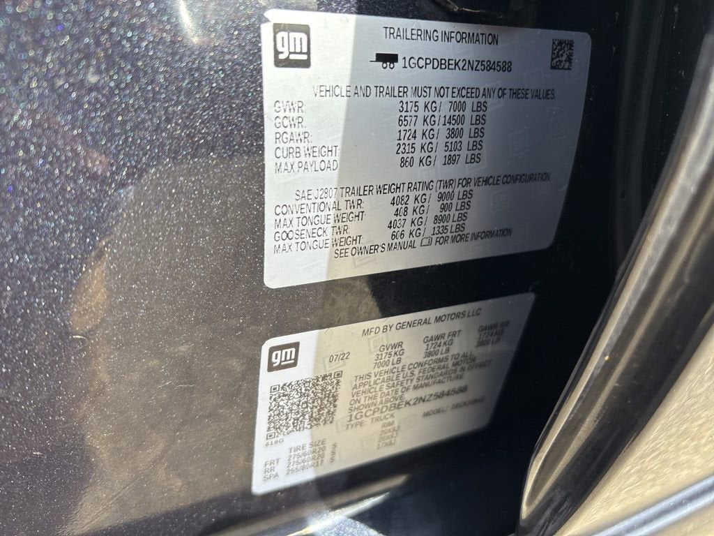 2022 Chevrolet Silverado 1500 Custom