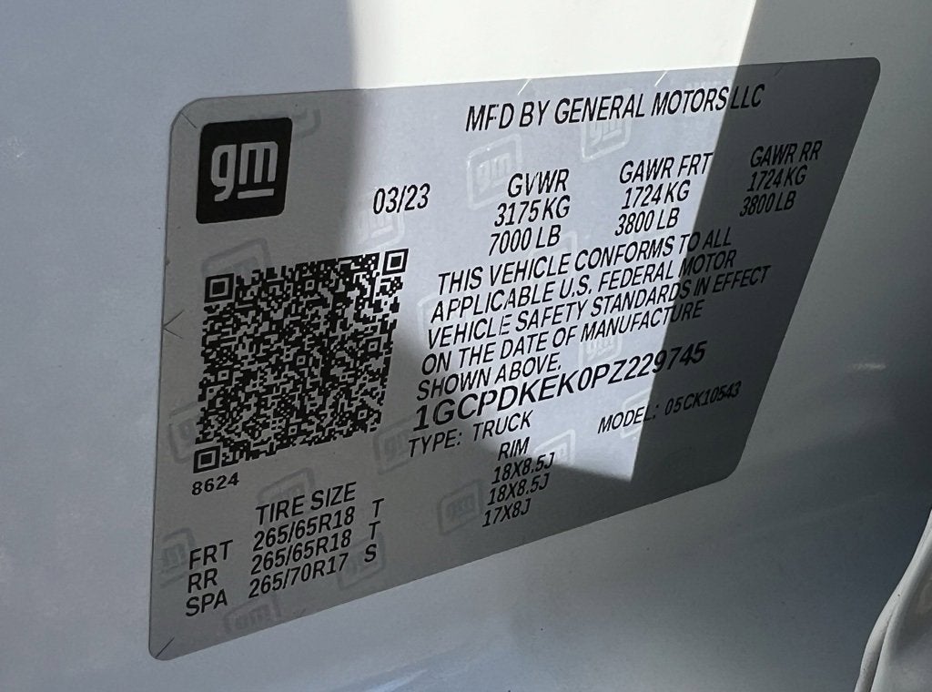 2023 Chevrolet Silverado 1500 LT (2FL)