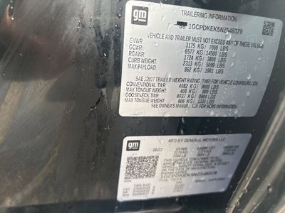 2022 Chevrolet Silverado 1500 LT (2FL)