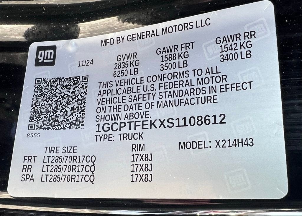 2025 Chevrolet Colorado ZR2