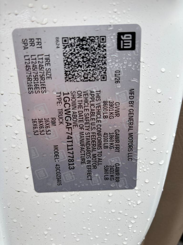 2026 Chevrolet Express Cargo WT