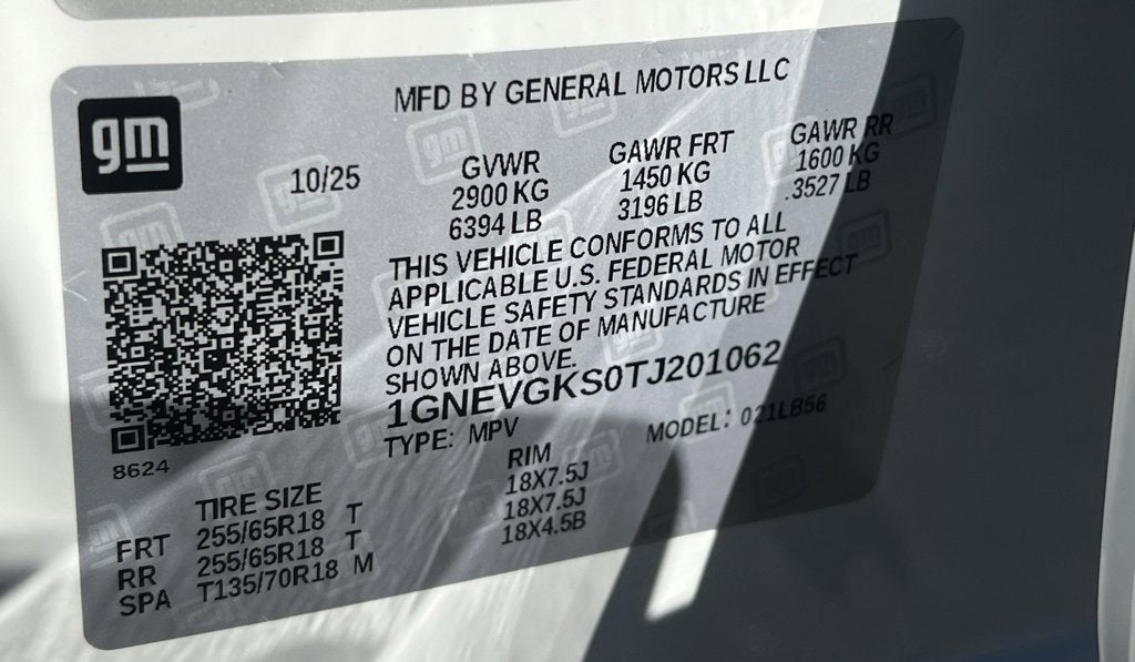 2026 Chevrolet Traverse LT