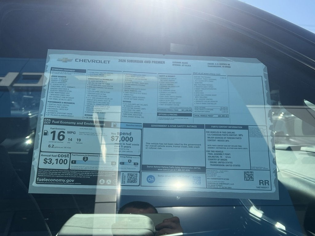 2026 Chevrolet Suburban Premier