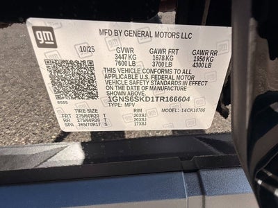 2026 Chevrolet Tahoe Premier