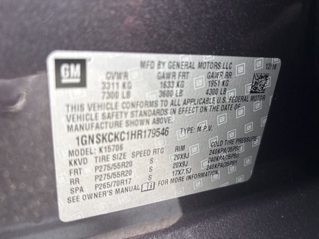 2017 Chevrolet Tahoe Premier