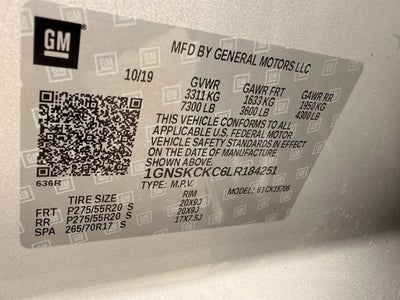 2020 Chevrolet Tahoe Premier