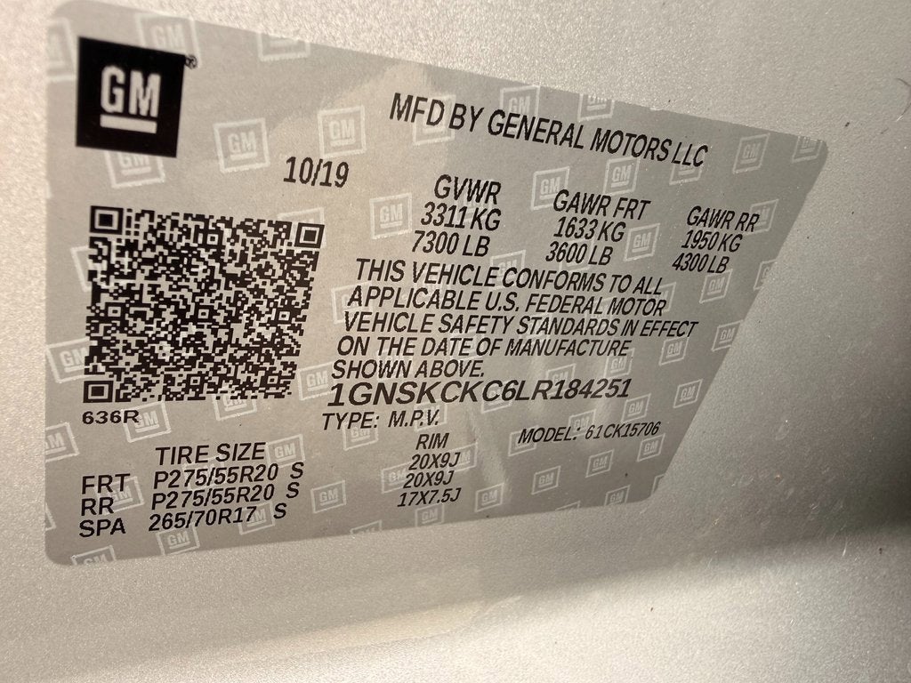 2020 Chevrolet Tahoe Premier