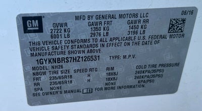 2017 Cadillac XT5 Luxury FWD