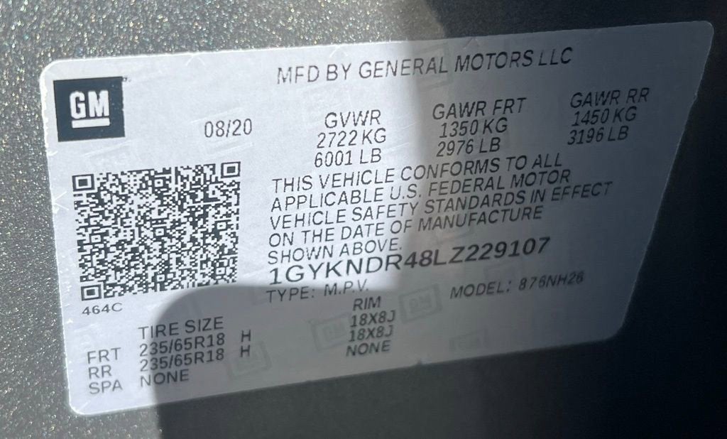 2020 Cadillac XT5 Premium Luxury