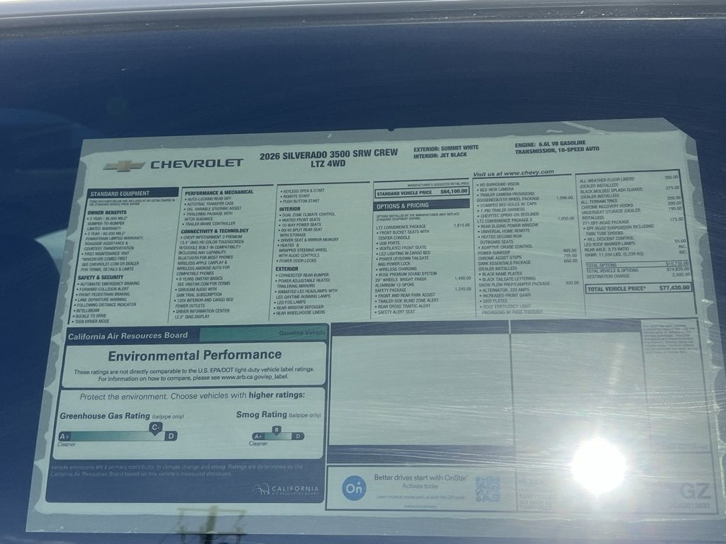 2026 Chevrolet Silverado 3500 HD LTZ