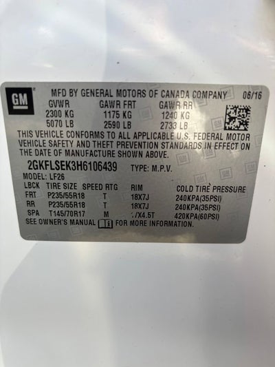 2017 GMC Terrain SLE