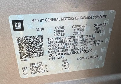 2019 Chevrolet Equinox LT