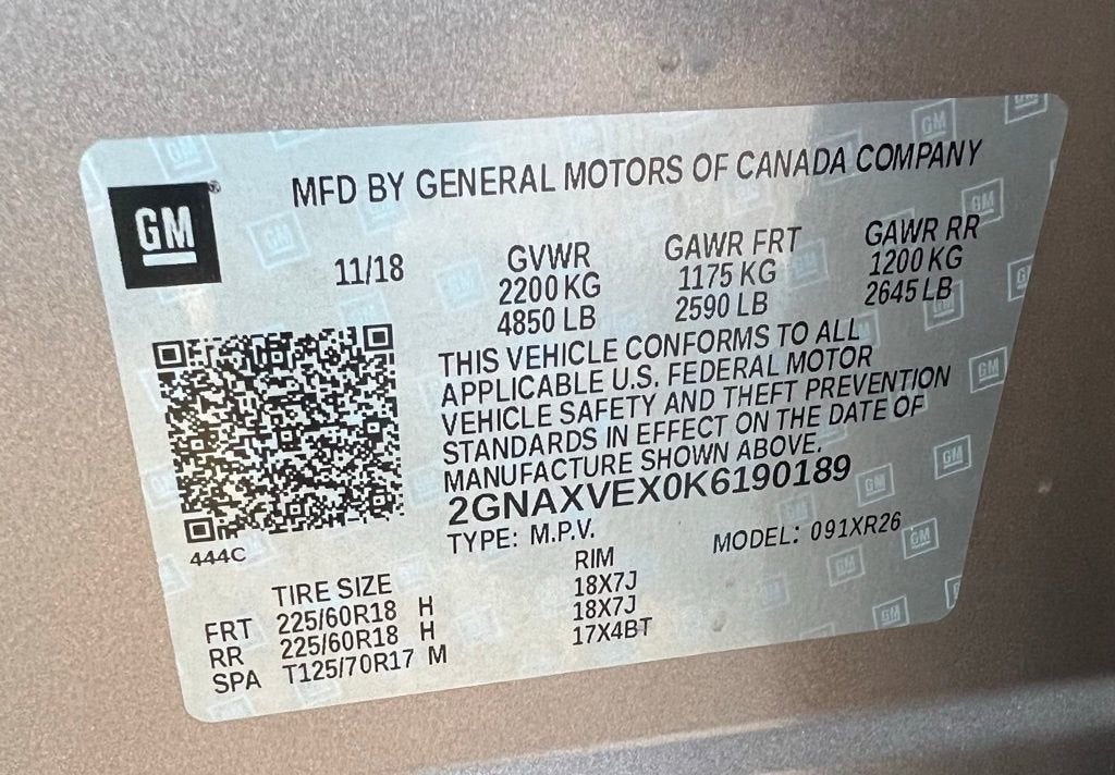 2019 Chevrolet Equinox LT