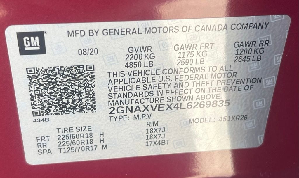 2020 Chevrolet Equinox LT