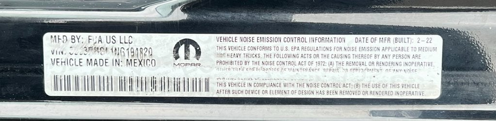 2022 RAM 3500 Tradesman