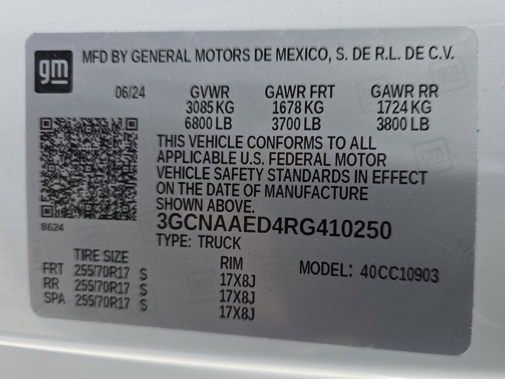 2024 Chevrolet Silverado 1500 WT