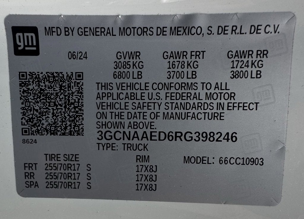 2024 Chevrolet Silverado 1500 WT