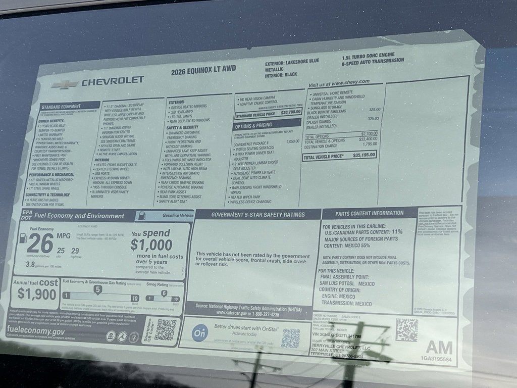 2026 Chevrolet Equinox LT