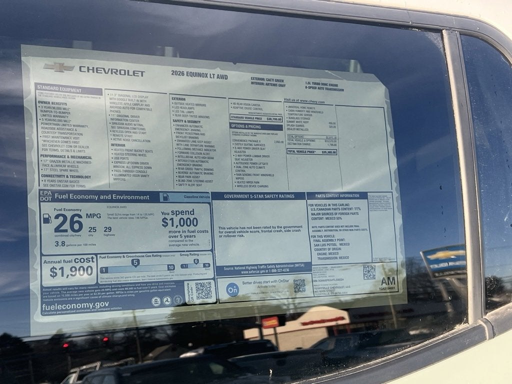 2026 Chevrolet Equinox LT