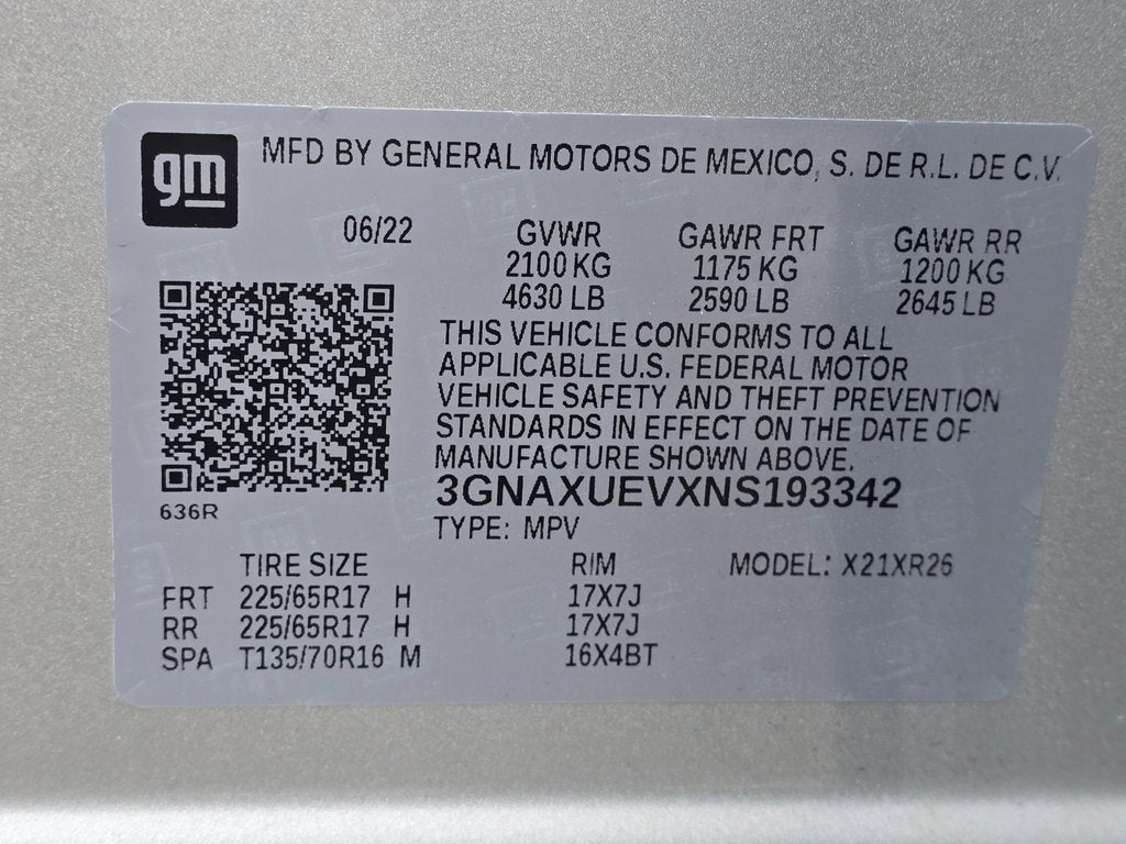 2022 Chevrolet Equinox LT