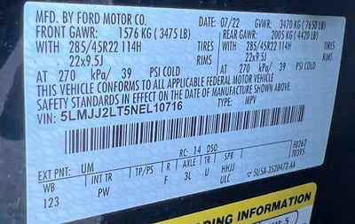 2022 Lincoln Navigator Reserve