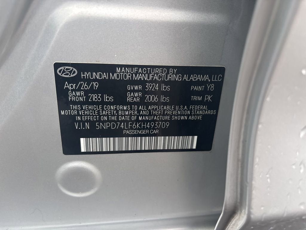 2019 Hyundai Elantra SE