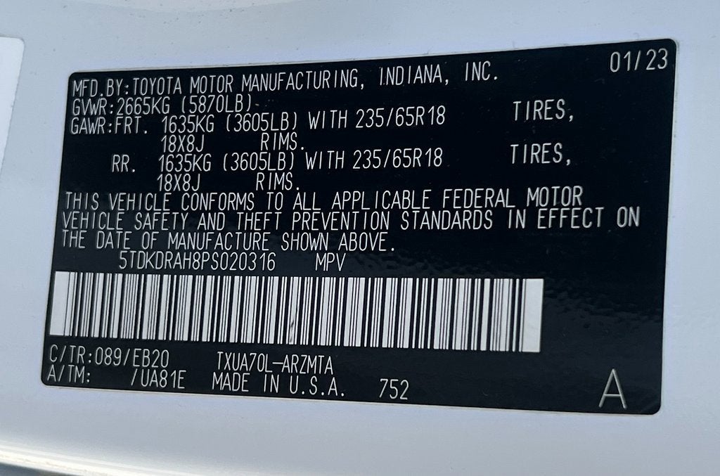 2023 Toyota Highlander L