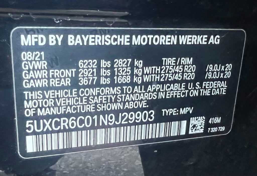 2022 BMW X5 xDrive40i