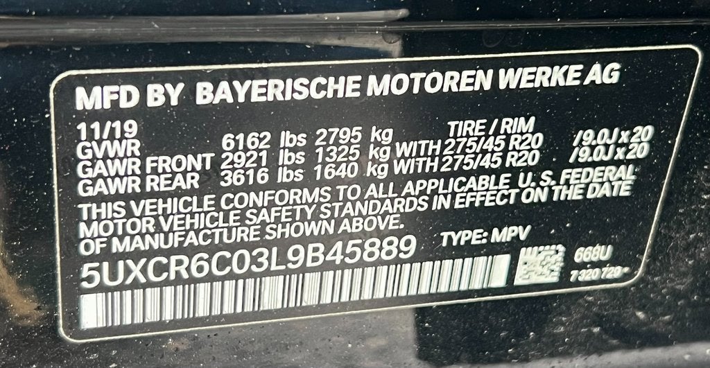 2020 BMW X5 xDrive40i