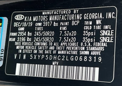 2020 Kia Telluride SX