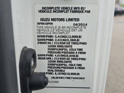 2014 Isuzu NPR DSL REG AT ECO-MAX IBT PWL