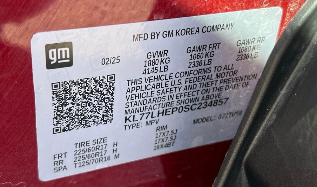 2025 Chevrolet Trax LT