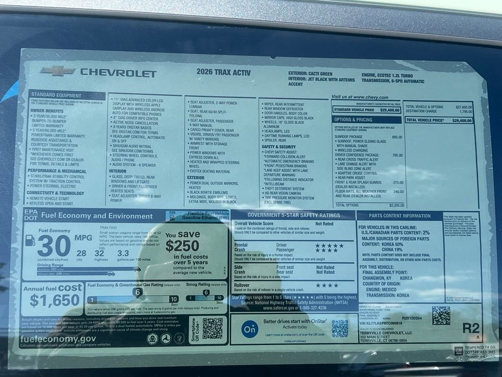2026 Chevrolet Trax ACTIV