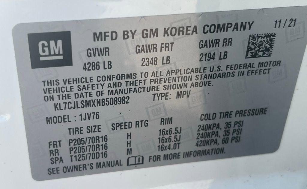 2022 Chevrolet Trax LT