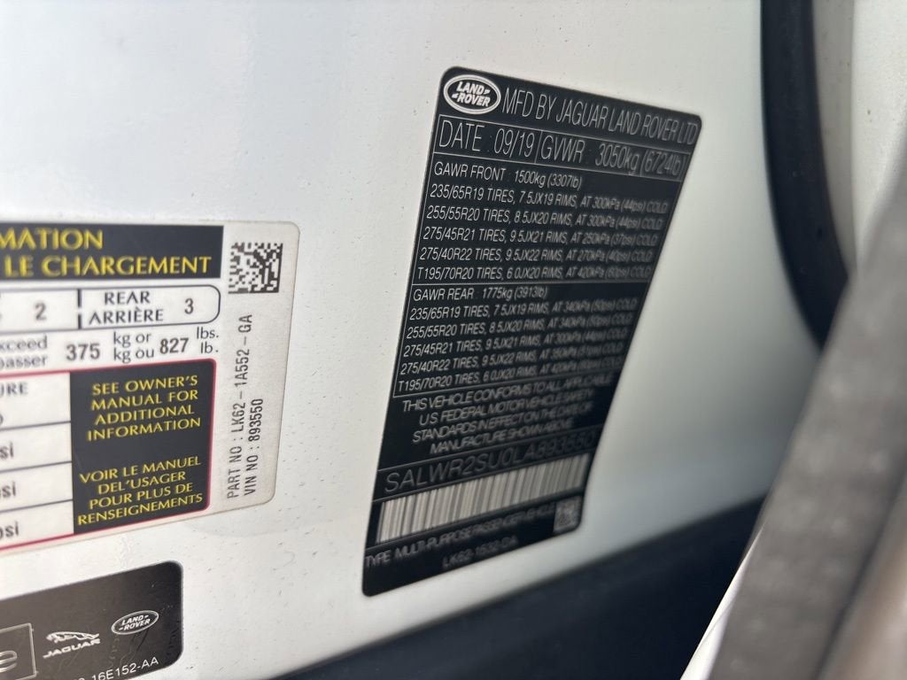 2020 Land Rover Range Rover Sport HSE